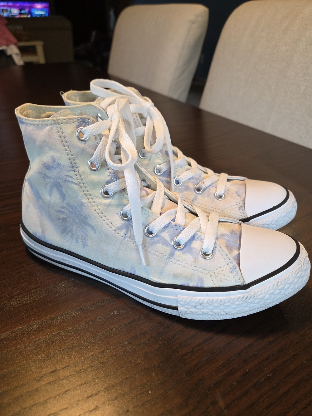 Converse Chuck Taylor All Star Big Kids 4 Womens 5.5 Palm Tree High Top